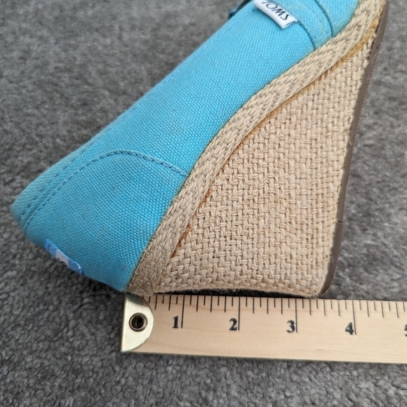 Toms Canvas Espadrille Wedge - Picture 8 of 10